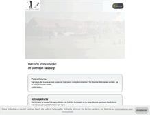 Tablet Screenshot of golfresort-salzburg.at